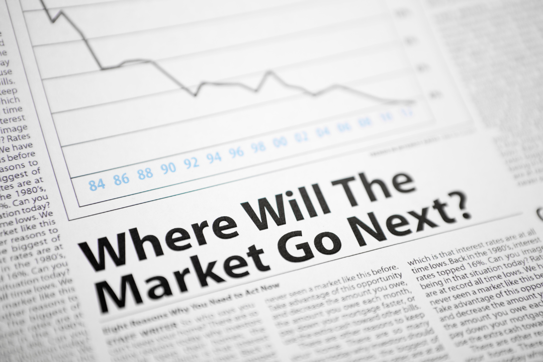 Market volatility newspaper article